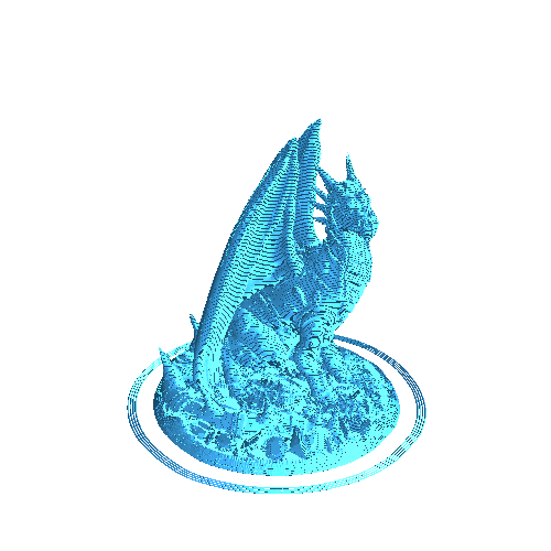 Jeweled Dragon - Decorative Base-Ender-3 V2 Neo_0.4_Ender-PLA_4h3m