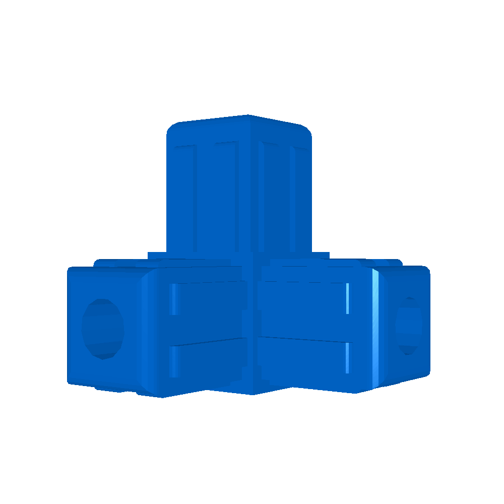 Square Pipe Compression 10mm Square Tube Compression Connector | 3D models download | Creality ...
