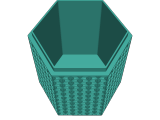 caja exagonal 01-0