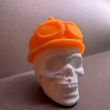 Skull Biker keychain-1