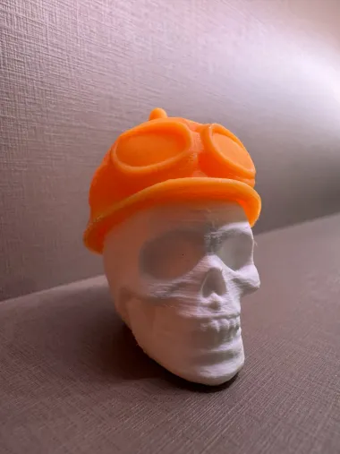 Skull Biker keychain-1