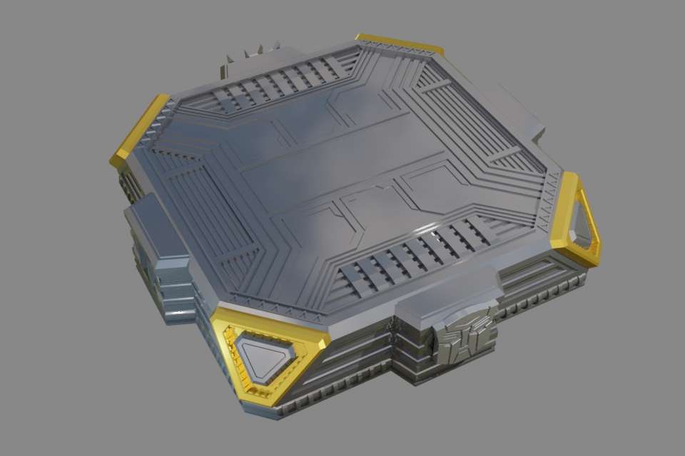 Display Stand Transformers Fan Art Square Version 3D models download