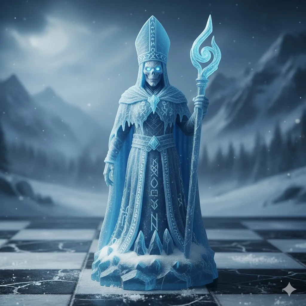 Games of Thrones White Walkers chess set 6-4