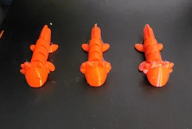 Шарнирный аксолотль - Игрушки и игры - PLA - изделие 3D-печати - фото 17