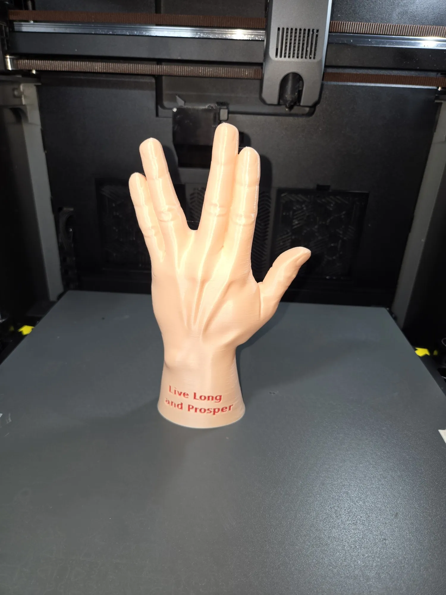 Star Trek Spock Live Long and Prosper hand sculpture-4
