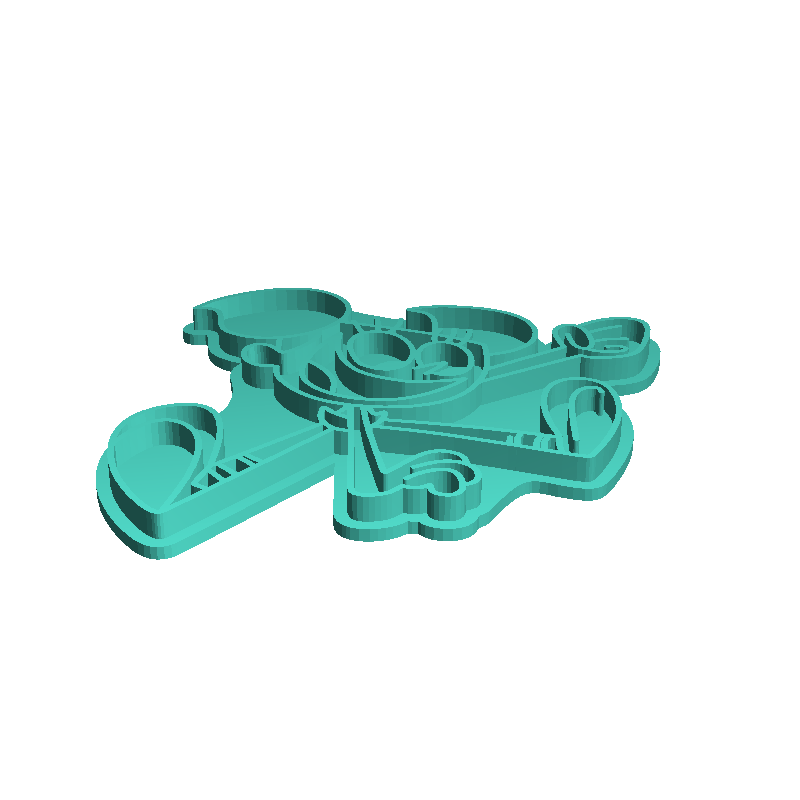 Dexter's Laboratory cookie cutter set of 6