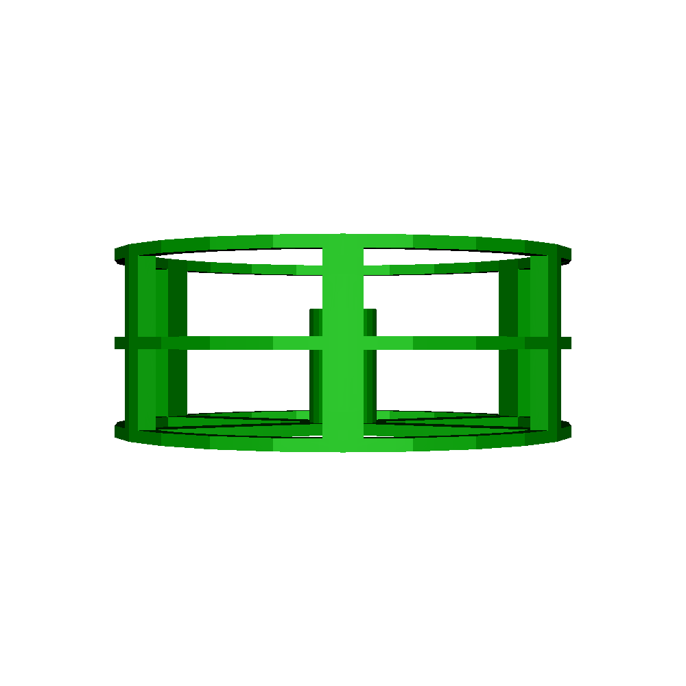 desktop disc golf basket 3D模型下载 创想云