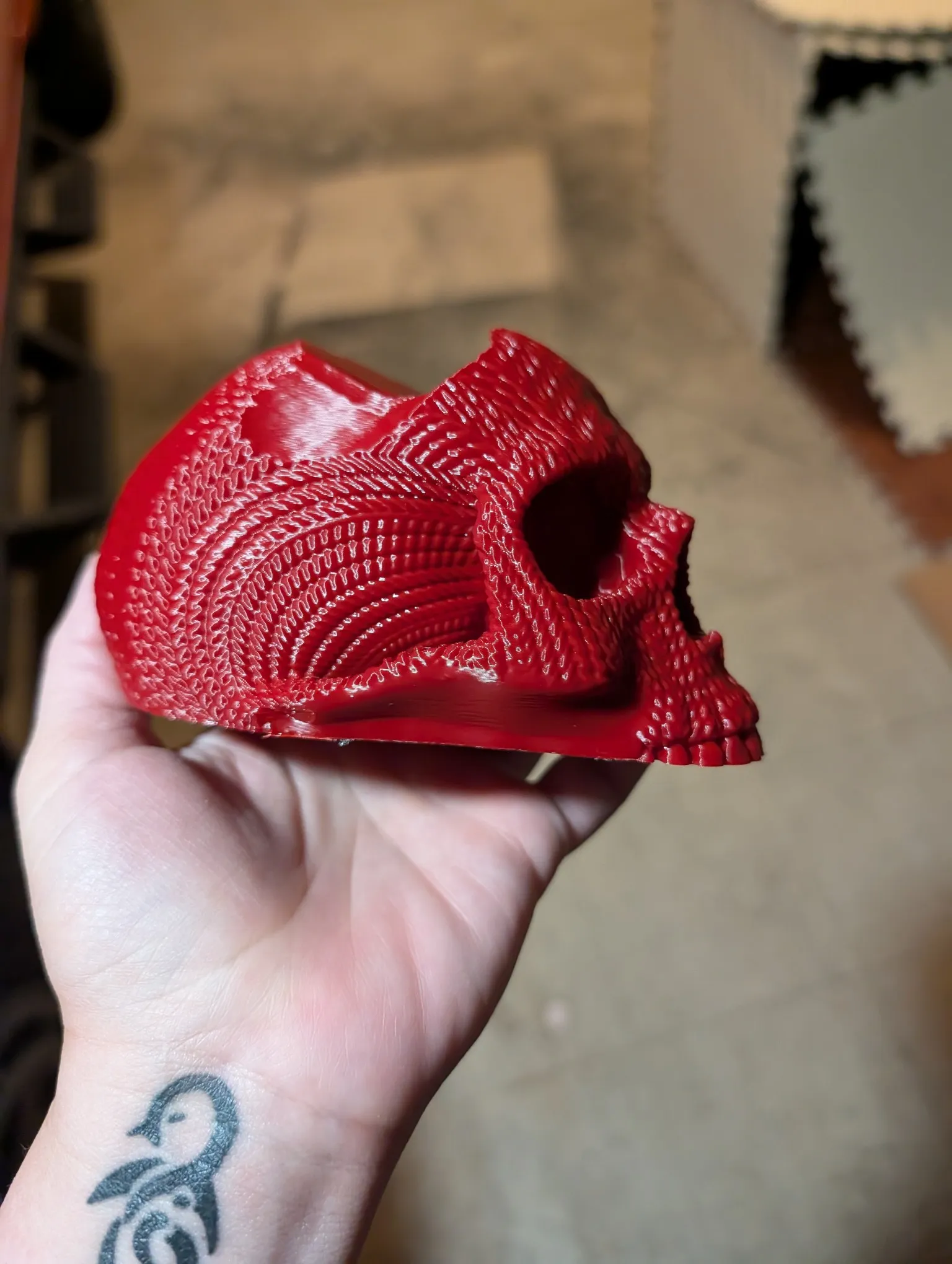Skull Controller Stand | Version 2 | Knitted-1