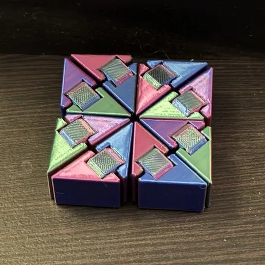 Shape Snake Fidget Fun - Print in Place
