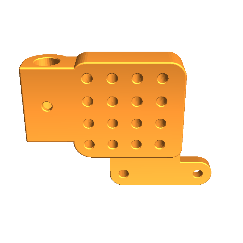 scx24 battery tray and shock mounts 3D models download Creality Cloud