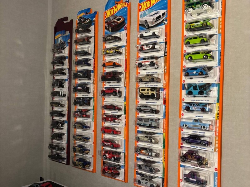 hot wheels display case for carded cars Package Display them in this beautiful 1/64 Scale Diecast in Retail Boxes Display Case Cabinet hotwheels stand | 3D Models
