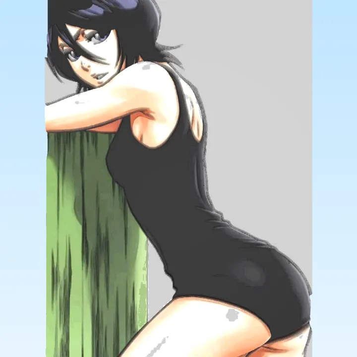 Bleach Rukia hentai art 