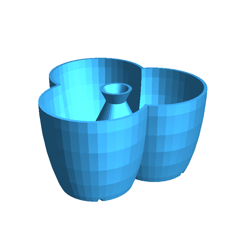 Stackable Subirrigating Plant Pot & Dish 3D models download