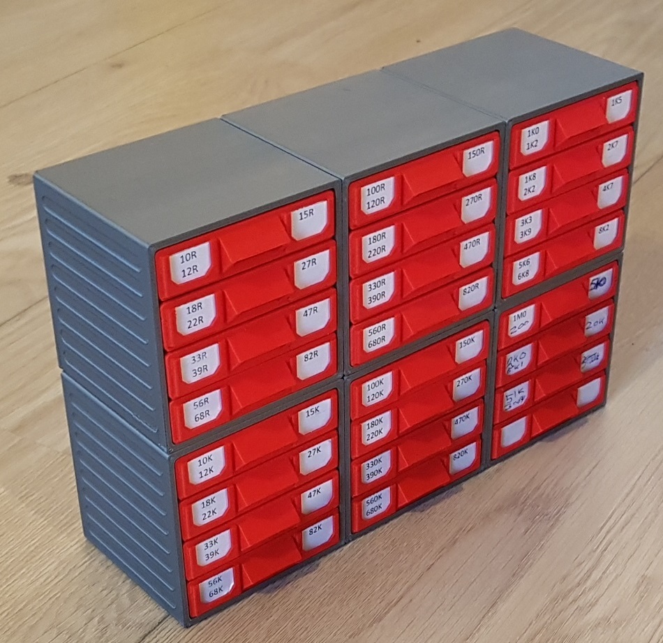 Resistor Box [Stackable & Customizable] 3D models download Creality