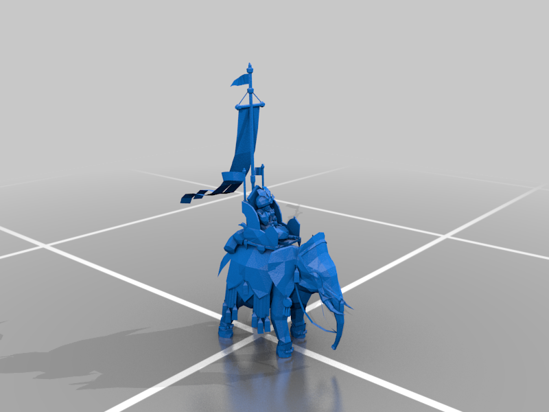 sultan on elephant - dnd monster