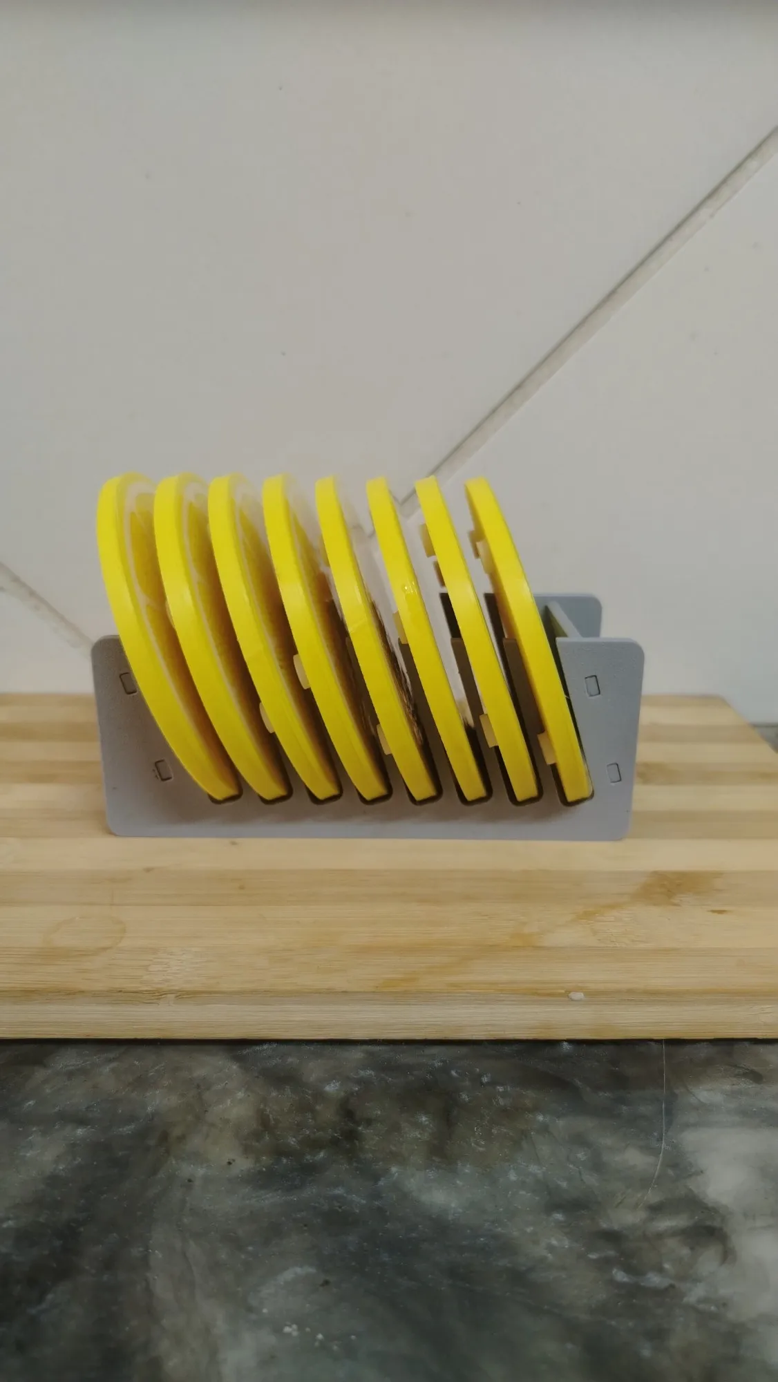 🍋 Zesty Stack – Lemon Slice Coaster Set-2