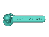 Number plate.-0