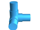 3 way pvc corner-0