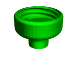 Bote/embudo doble rosca-1