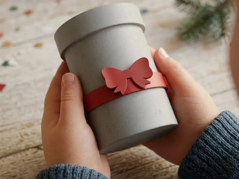 boîte cadeau ronde