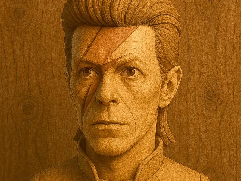 David Bowie bust Music