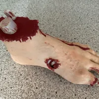 Halloween Bloody Foot 🦶🩸🎃-3