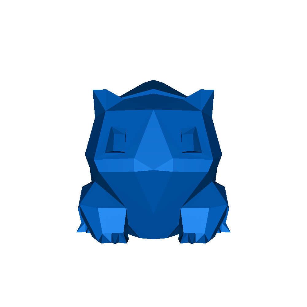 Free Other STL Download - low poly bulbasaurby Splatendo12345