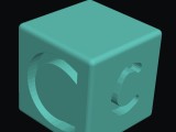 Block Letter C/c-2