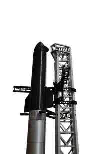Spacex Mechazilla + Starship Model-1