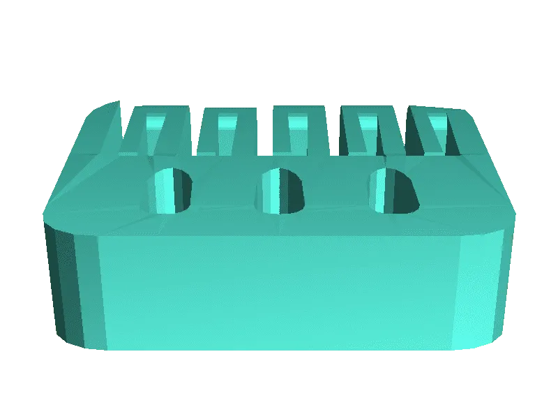 5 wire notches wire holder for atmospherical electricity