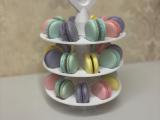3-Tier Rotating Macaron Stand: Dessert Table Display-6