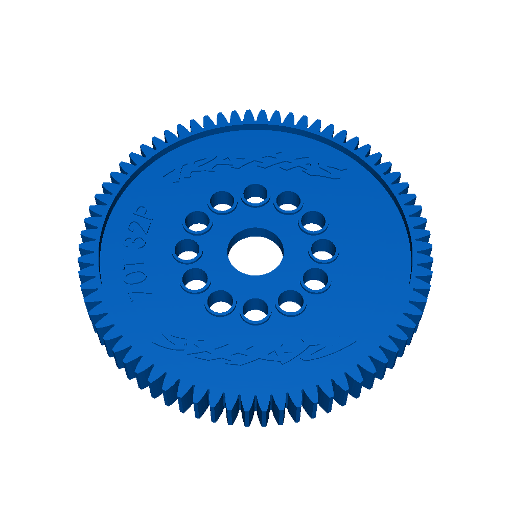 traxxas rustler spur gear 3D models download Creality Cloud
