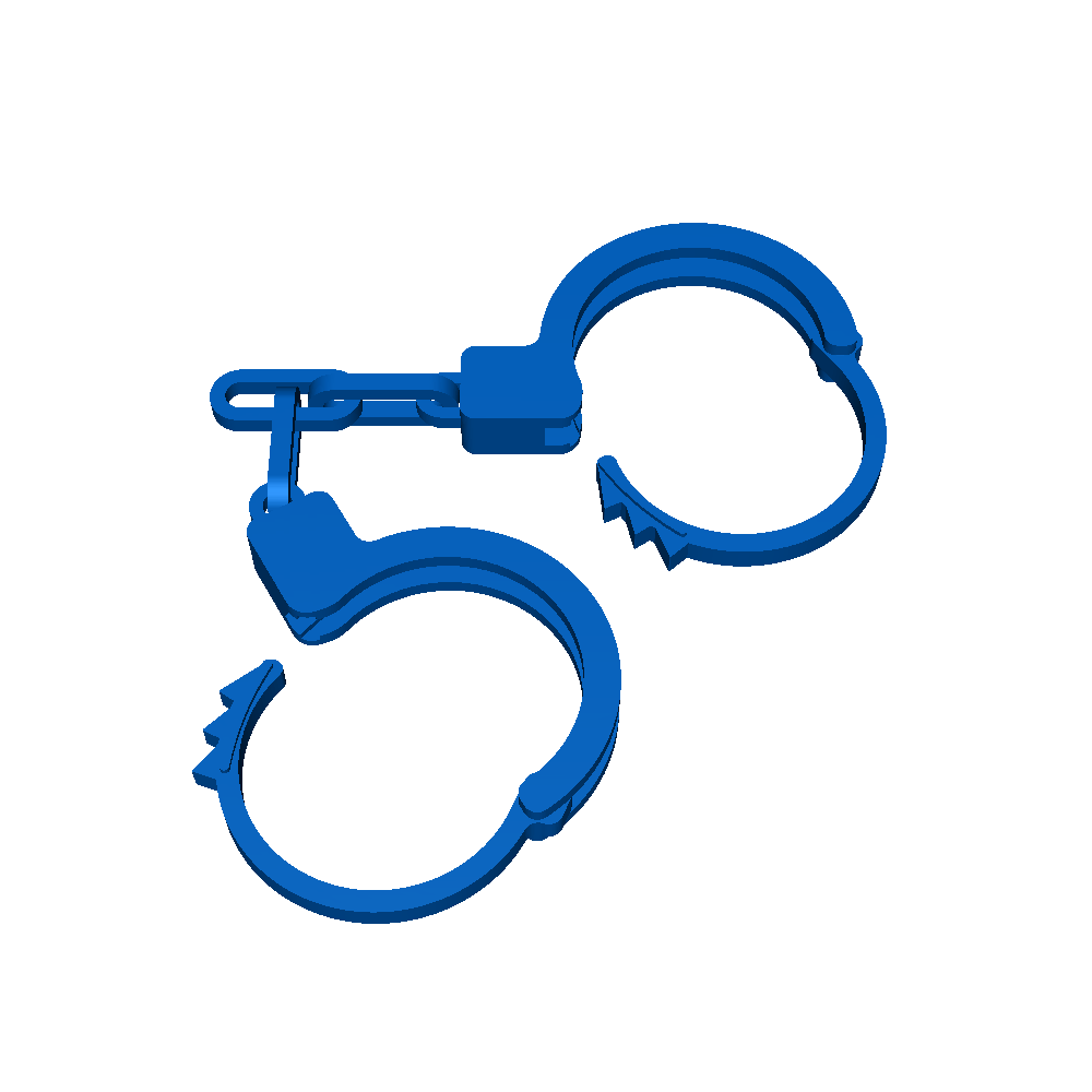 Print in Place Handcuff with Key