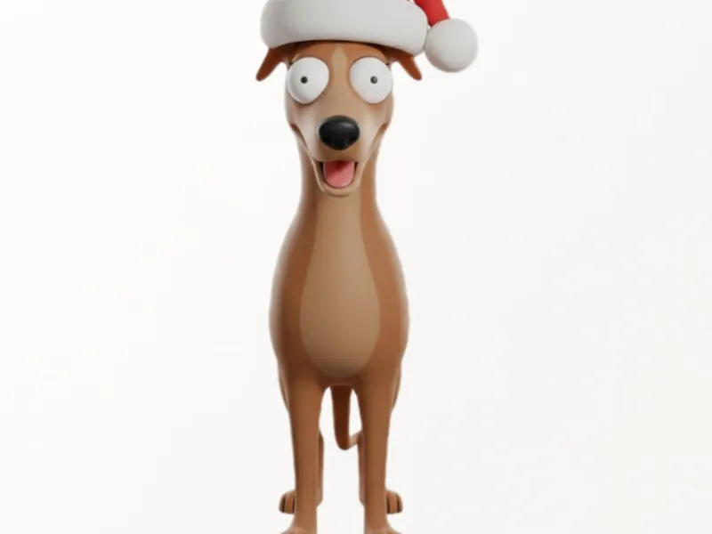 perro simpson navideño