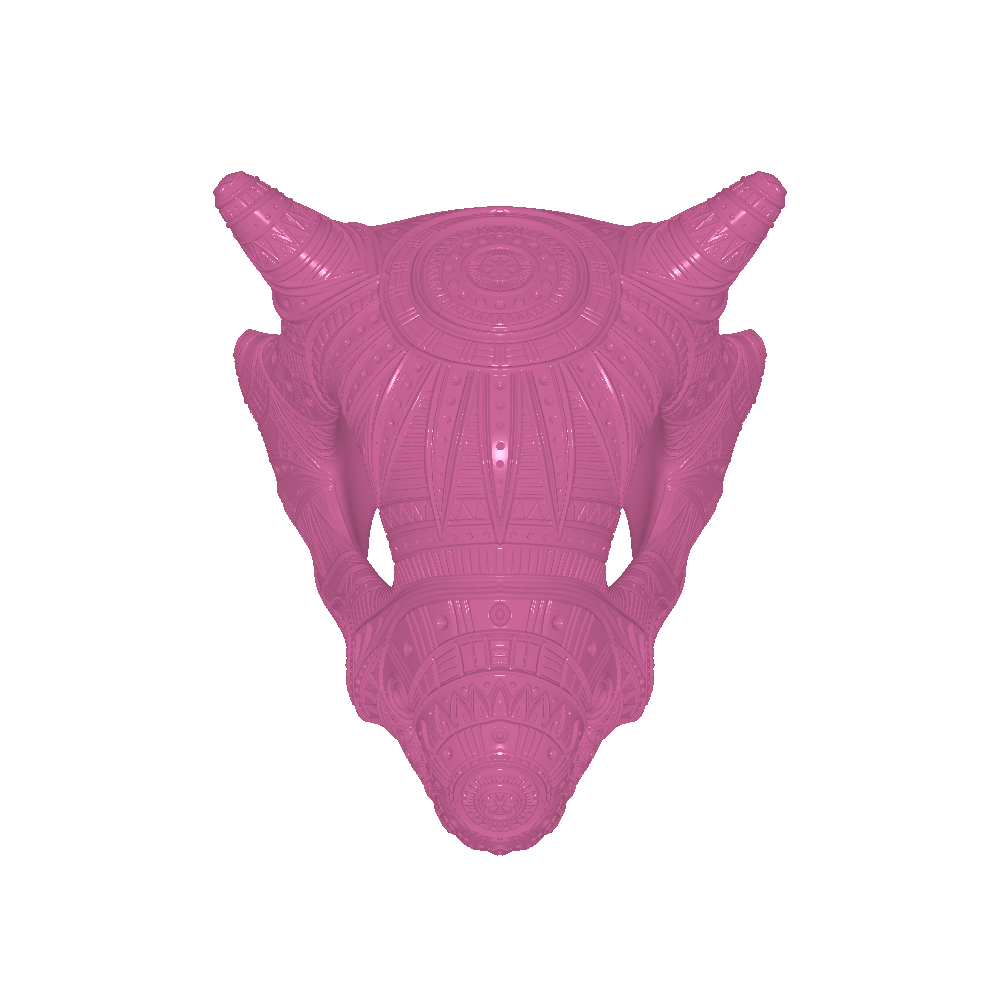 Cubone skull artistic flat