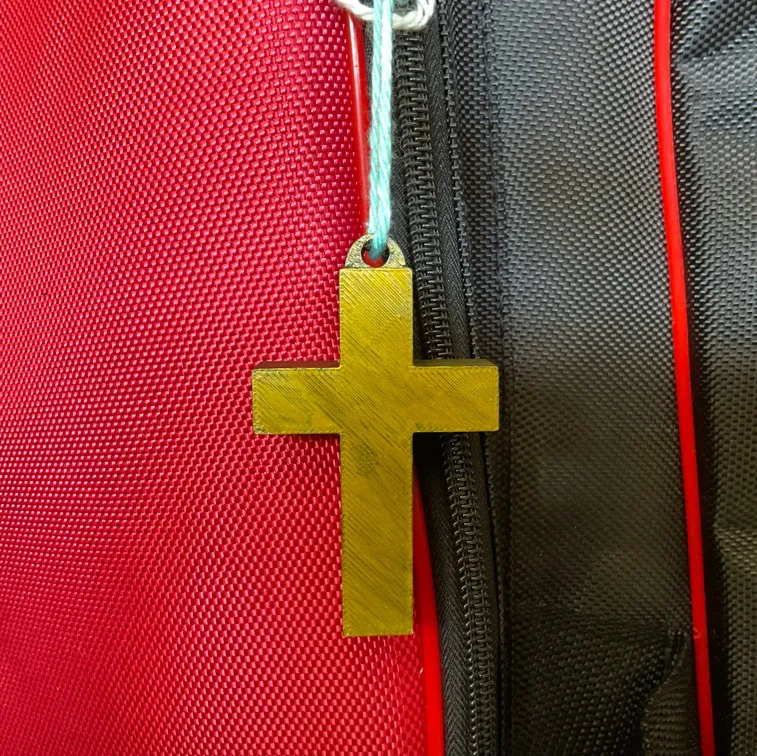 Cross Keychain