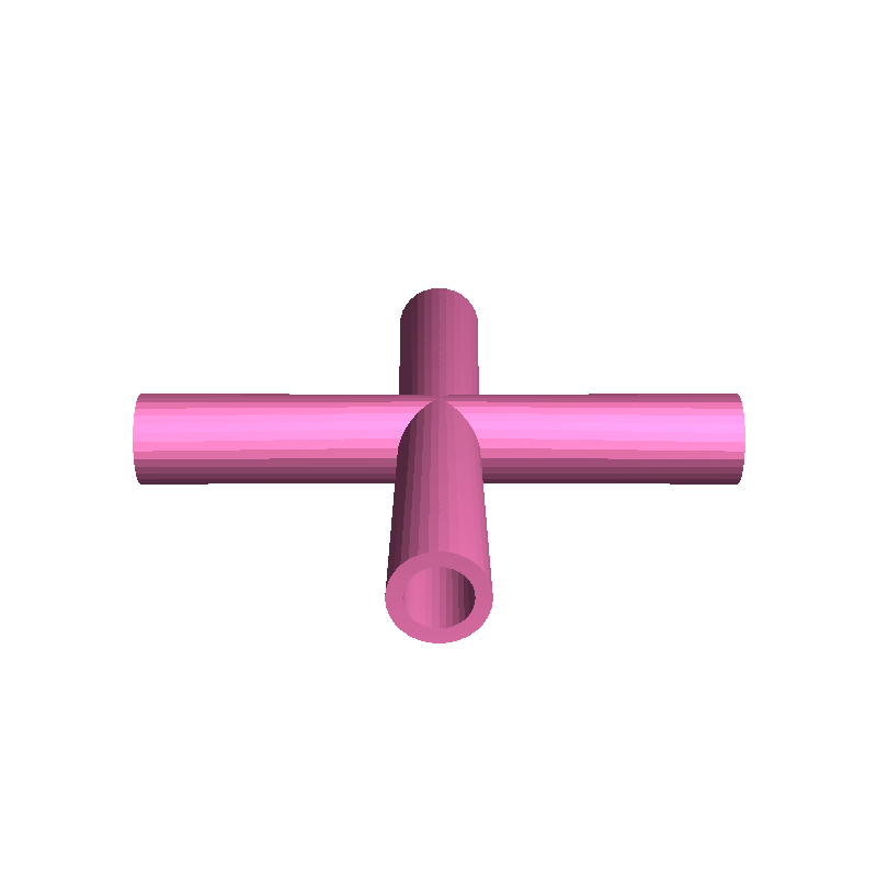 Rundstab-X-Verbinder