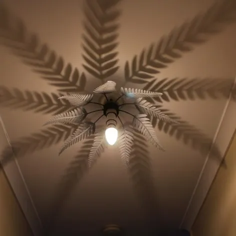 Lampshade ceiling lampshade leaves