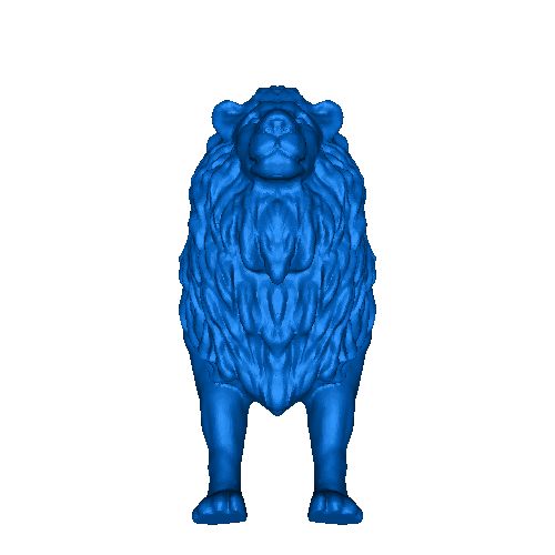 Lion sculpture | 3D models download | Creality Cloud