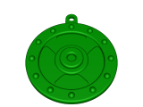 He-man shield keychain-0