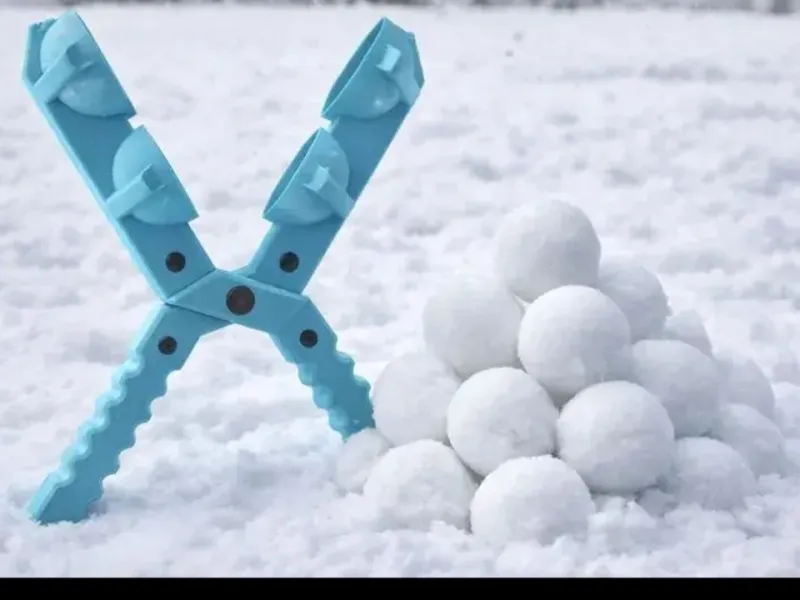 Pressa per palle di neve - palle di neve istantanee pronte in pochi secondi!