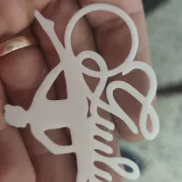 Giulia rhythmic gymnast keychain-1