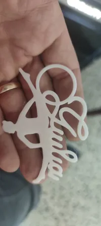 Giulia rhythmic gymnast keychain-1