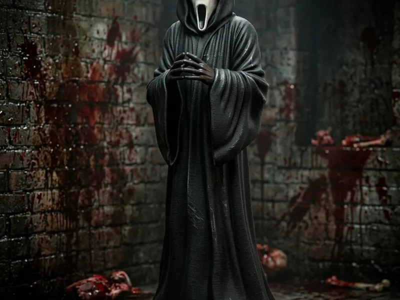 GOSTHFACE STATUE - SCREAM MOVIE - TERROR - HORROR