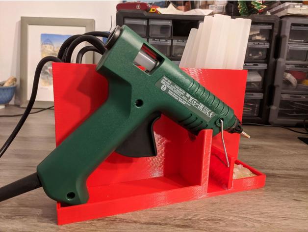 How to Make A DIY Hot Glue Gun Holder (Super Easy!) - Hydrangea