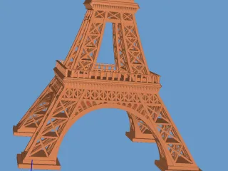 Eiffel tower 3D printer file 