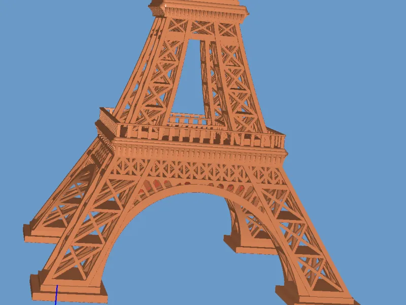 Eiffel tower 3D printer file 
