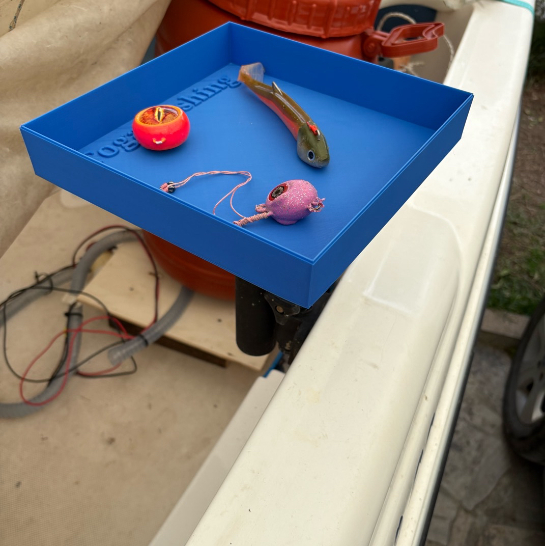 Fishing bait table