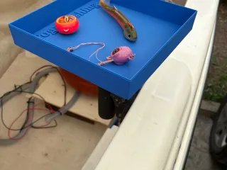 Fishing bait table