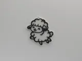 Cute Lamb Keychain #2-0